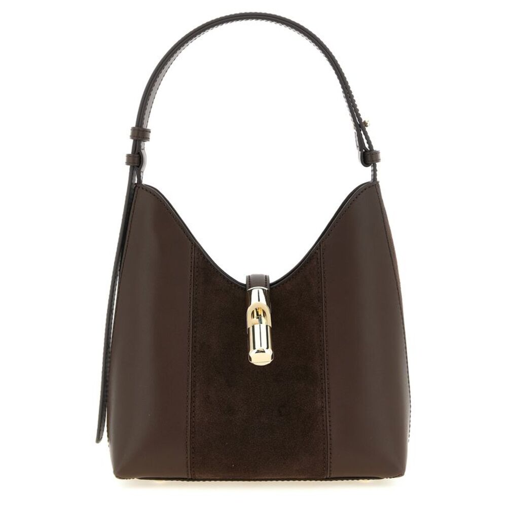 Furla Brown Calfskin Shoulder Women's Bag